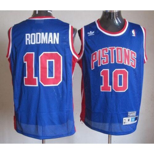 68646806950ba_1 Throwback Pistons #10 Richard Rodman Blue Stitched NBA Jersey