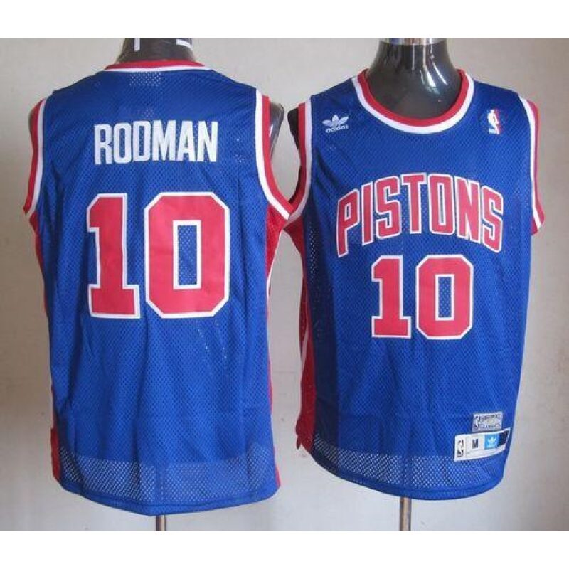 68646806950ba_1 Throwback Pistons #10 Richard Rodman Blue Stitched NBA Jersey