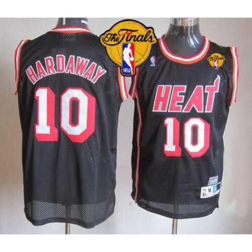 686468419ff58_1 Heat #10 Tim Hardaway Black Hardwood Classics Nights Finals Patch Stitched NBA Jersey