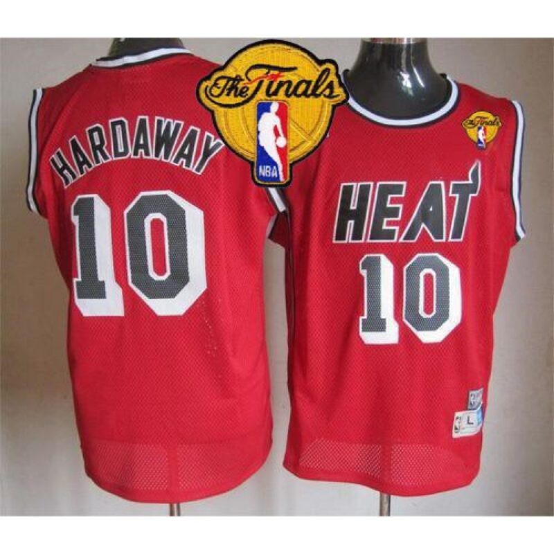 686468455c108_1 Heat #10 Tim Hardaway Red Finals Patch Throwback Stitched NBA Jersey