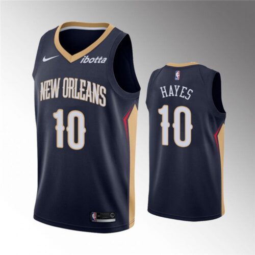 6864685771ca5_1 Men's New Orleans Pelicans #10 Jaxson Hayes Navy Icon Edition Stitched Jersey