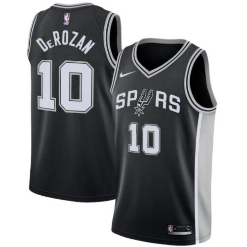 686468622cbb4_1 Men's San Antonio Spurs #10 DeMar DeRozan Black Icon Edition Swingman Stitched Jersey