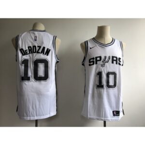 6864686cb9be0_1 Men's San Antonio Spurs #10 DeMar DeRozan White Swingman Stitched NBA Jersey