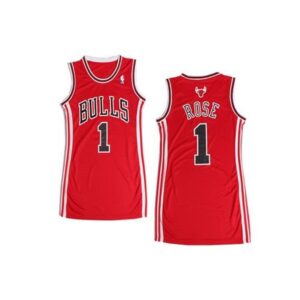 686468e329085_1 Bulls #1 Derrick Rose Red Women's Dress Stitched NBA Jersey