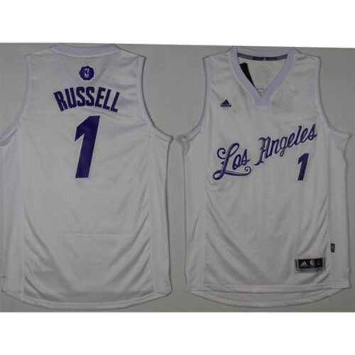 6864691dbfdba_1 Lakers #1 D'Angelo Russell White 2016-2017 Christmas Day Stitched NBA Jersey
