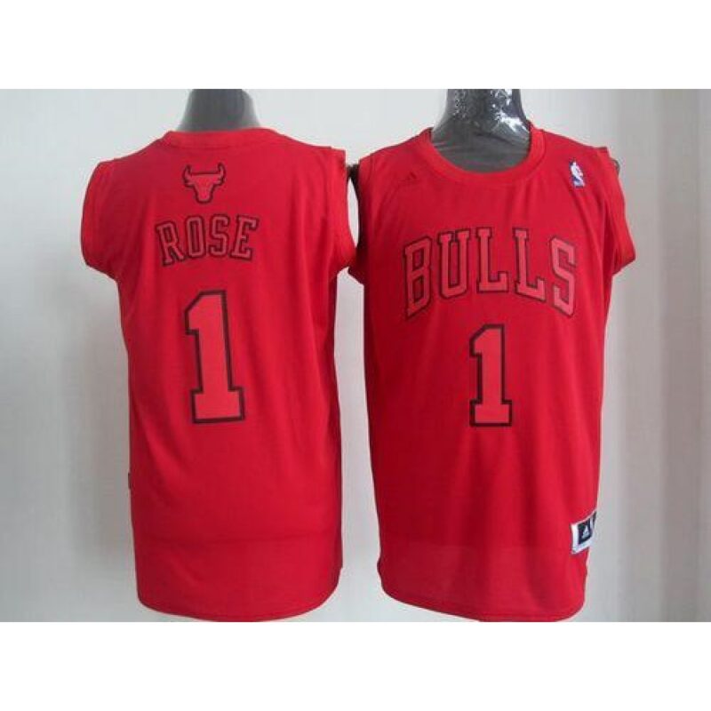 68646a18c3290_1 Bulls #1 Derrick Rose Red Big Color Fashion Stitched NBA Jersey