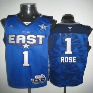 68646a4decec2_1 2011 All Star Bulls #1 Derrick Rose Blue Stitched NBA Jersey