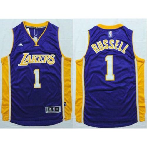68646a674608f_1 Lakers #1 D'Angelo Russell Purple Stitched NBA Jersey
