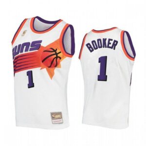 68646af000997_1 Men's Phoenix Suns #1 Devin Booker White Throwback Stitched Jersey