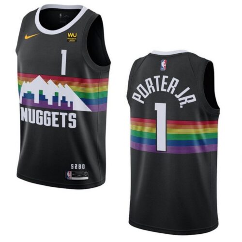 68646b7af3591_1 Men's Denver Nuggets #1 Michael Porter Jr. Black Stitched Jersey