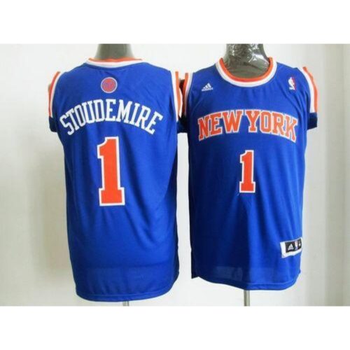 68646c1fb64aa_1 Knicks #1 Amare Stoudemire Blue Road New 2012-13 Season Stitched NBA Jersey