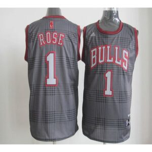 68646c538a42d_1 Bulls #1 Derrick Rose Black Rhythm Fashion Stitched NBA Jersey