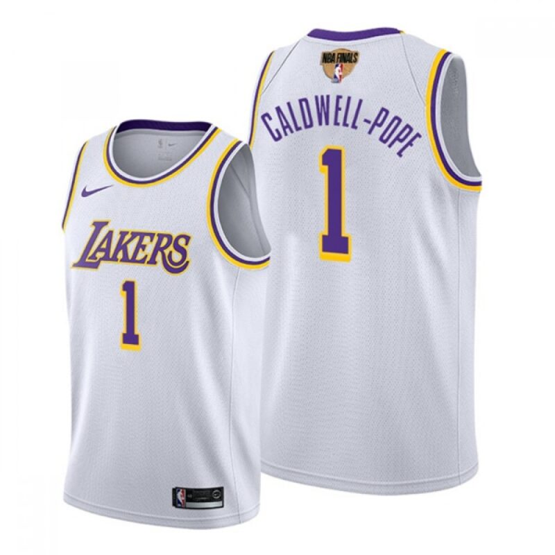 68646c6d6ead3_1 Men's Los Angeles Lakers #1 Kentavious Caldwell-Pope 2020 White Finals Bound Association Edition Stitched Jersey
