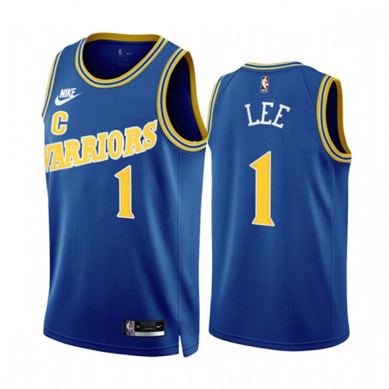 68646c7c60459_1 Men's Golden State Warriors #1 Damion Lee 2022/23 Royal Classic Edition Stitched Basketball Jersey