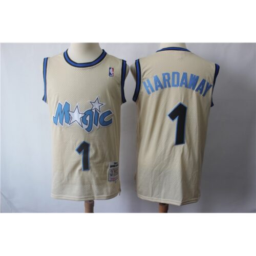 68646c97d5b8f_1 Magic #1 Penny Hardaway Cream Hardwood Classics Stitched Jersey