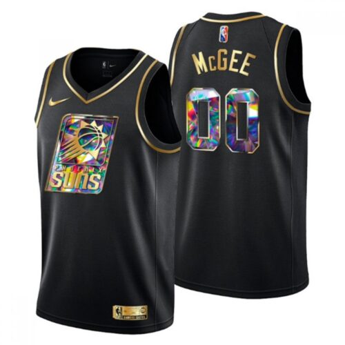 68646cace19b5_1 Men's Phoenix Suns #00 JaVale McGee 2021/22 Black Golden Edition Diamond Logo Black 75th Anniversary Stitched Basketball Jersey