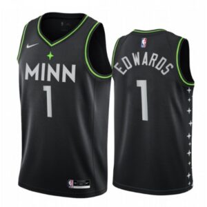 68646cf50cf11_1 Men's Minnesota Timberwolves #1 Anthony Edwards Black City Swingman Stitched Jersey