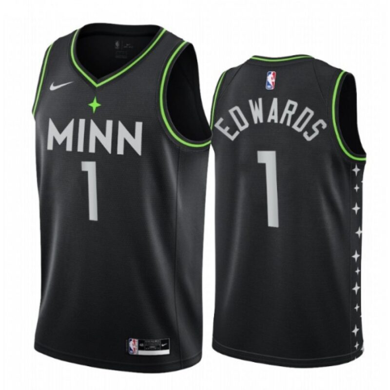 68646cf50cf11_1 Men's Minnesota Timberwolves #1 Anthony Edwards Black City Swingman Stitched Jersey