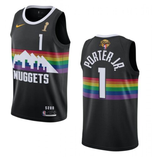 68646d10bd341_1 Men's Denver Nuggets #1 Michael Porter Jr. Black 2023 Finals Champions City Edition Stitched Basketball Jersey