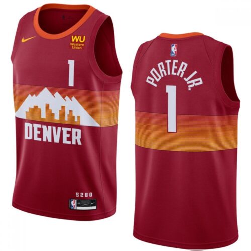 68646d17f3e29_1 Men's Denver Nuggets #1 Michael Porter Jr. 2020-21 Red City Edition Stitched NBA Jersey
