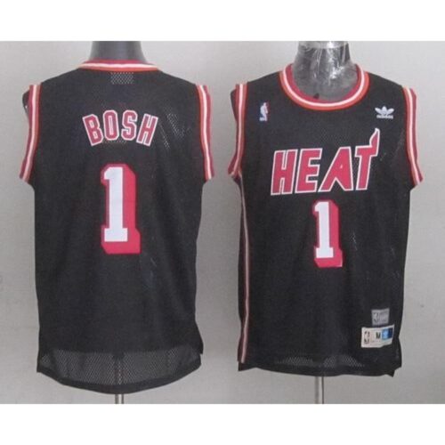 68646d3f427be_1 Heat #1 Chris Bosh Black Hardwood Classics Nights Stitched NBA Jersey