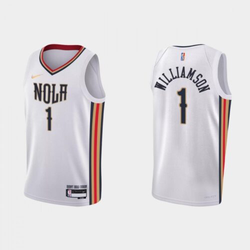 68646d7400445_1 Men's New Orleans Pelicans #1 Zion Williamson 2021/22 White City Edition 75th Anniversary Stitched Jersey