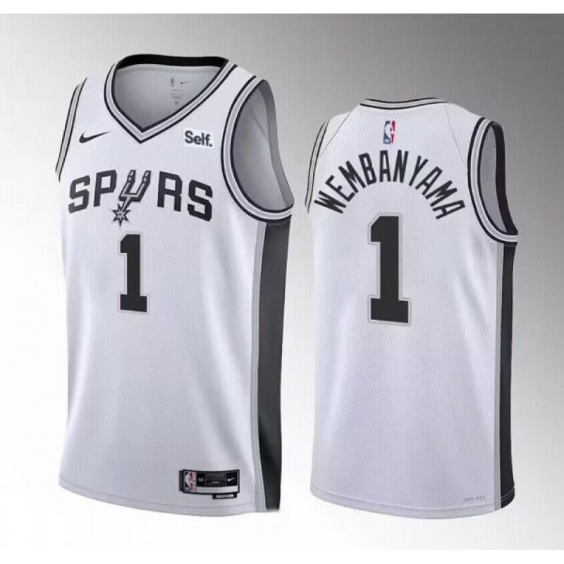 68646d7fd7040_1 Men's San Antonio Spurs #1 Victor Wembanyama White 2022/23 Association Edition Stitched Basketball Jersey