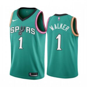 68646d8ec9c43_1 Men's San Antonio Spurs #1 Lonnie Walker 2022/23 Teal City Edition Stitched Jersey