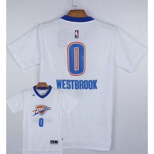 68646e2741664_1 Thunder #0 Russell Westbrook White Pride Stitched NBA Jersey