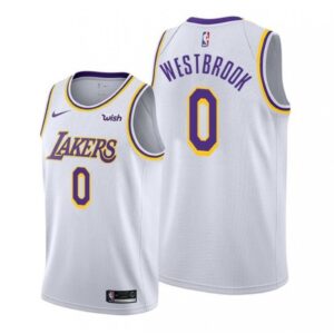68646e46695a4_1 Men's Los Angeles Lakers #0 Russell Westbrook White Stitched Basketball Jersey