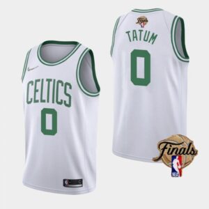 68646e6df139f_1 Men's Boston Celtics #0 Jayson Tatum 2022 White NBA Finals Stitched Jersey