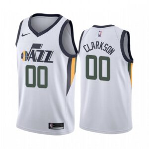 68646ee6632be_1 Men's Utah Jazz #00 Jordan Clarkson White Association Edition Swingman Stitched Jersey