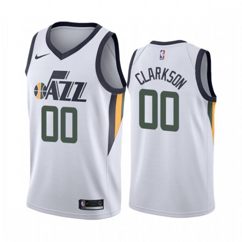 68646ee6632be_1 Men's Utah Jazz #00 Jordan Clarkson White Association Edition Swingman Stitched Jersey