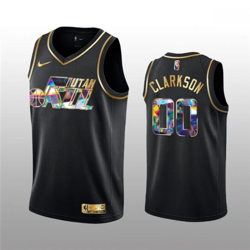 68646f098a974_1 Men's Utah Jazz #00 Jordan Clarkson 2021/22 Black Golden Edition 75th Anniversary Diamond Logo Stitched Basketball Jersey