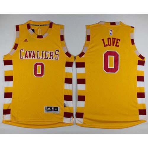 68646f5c2a9c8_1 Cavaliers #0 Kevin Love Gold Throwback Classic Stitched NBA Jersey