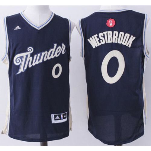 68646fcc8f1ed_1 Thunder #0 Russell Westbrook Navy Blue 2015-2016 Christmas Day Stitched NBA Jersey