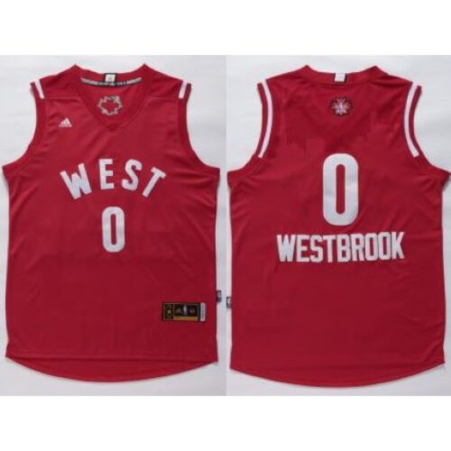 68646fd440e8b_1 Thunder #0 Russell Westbrook Red 2016 All Star Stitched NBA Jersey