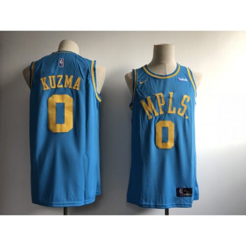 68646fe70ecf6_1 Men's Los Angeles Lakers #0 Kyle Kuzma Blue MPLS Wish Stitched NBA Jersey