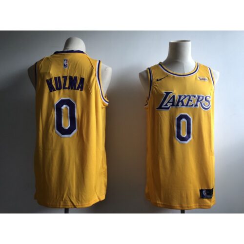 68646fee87c4f_1 Men's Los Angeles Lakers #0 Kyle Kuzma New Gold Wish Stitched NBA Jersey