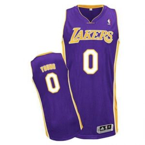 68646ff63db00_1 Revolution 30 Lakers #0 Nick Young Purple Stitched NBA Jersey