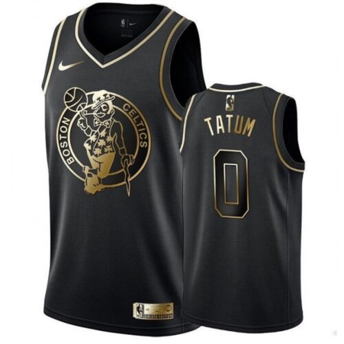6864701e9522c_1 Men's Boston Celtics #0 Jayson Tatum Black Golden Edition Stitched NBA Jersey
