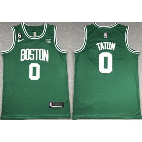 68647030ad0dc_1 Men's Boston Celtics #0 Jayson Tatum Green No.6 Patch Stitched Basketball Jersey