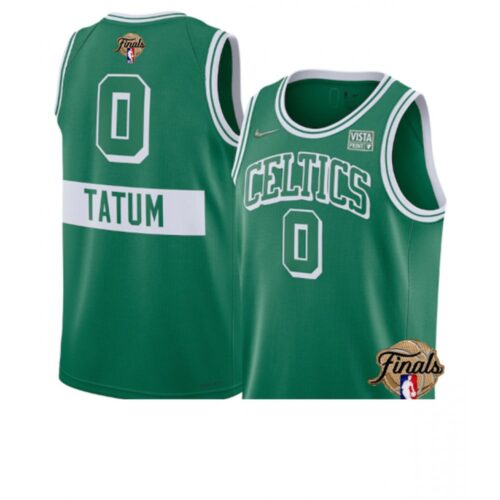6864703ed9d2d_1 Men's Boston Celtics #0 Jayson Tatum 2022 Green NBA Finals Stitched Jersey