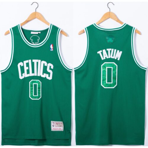 68647059d21ce_1 Men's Boston Celtics #0 Jayson Tatum Green Stitched Jersey
