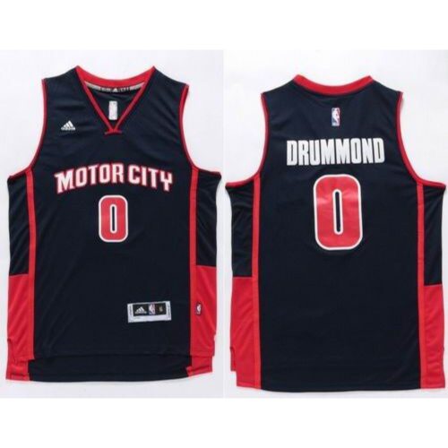 6864709e7098e_1 Pistons #0 Andre Drummond Navy Stitched NBA Jersey