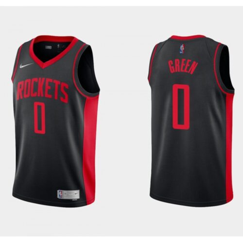 686470b205a6a_1 Men's Houston Rockets #0 Jalen Green Earned Edition Black Stitched Basketball Jersey