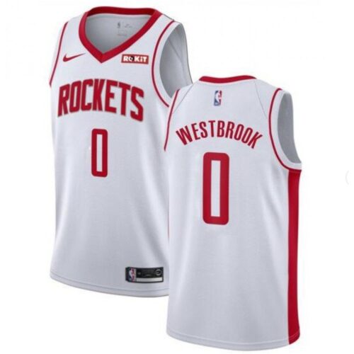 686470bc9d954_1 Men's Houston Rockets #0 Russell Westbrook White Stitched NBA Jersey