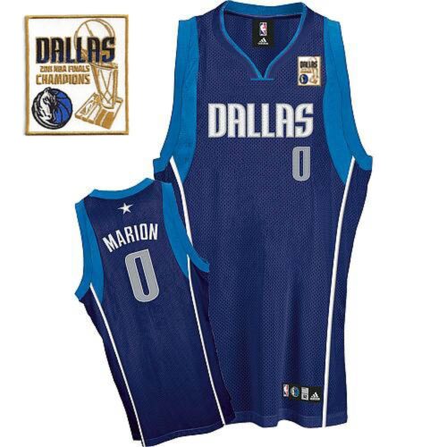 686470ccd2cb7_1 Mavericks 2011 Champion Patch #0 Shawn Marion Blue Stitched NBA Jersey