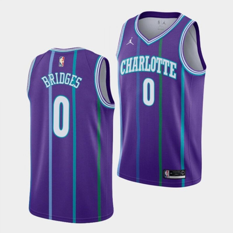 686470f458c26_1 Men's Charlotte Hornets #0 Miles Bridges Purple Stitched Basketball Jersey