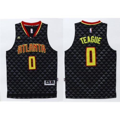686470f8011e0_1 Hawks #0 Jeff Teague Black Swingman Stitched NBA Jersey